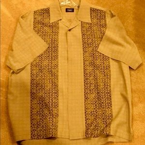 Man’s silk shirt